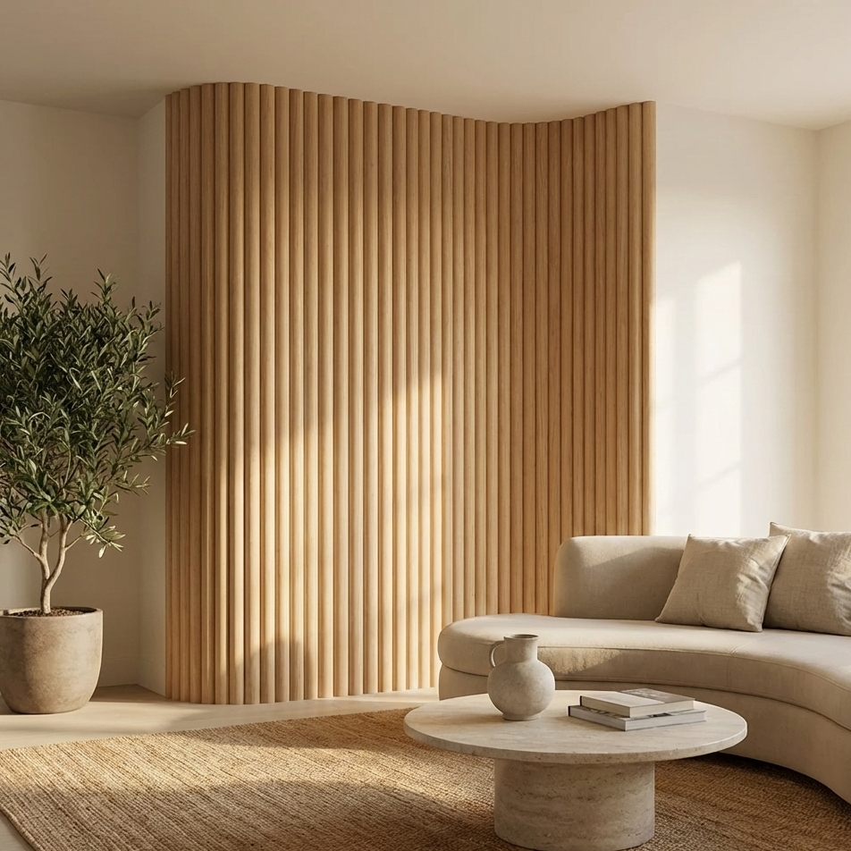 Panel Haus Flex Oak Flute Wall Panel 240cm x 60cm (2 pack)